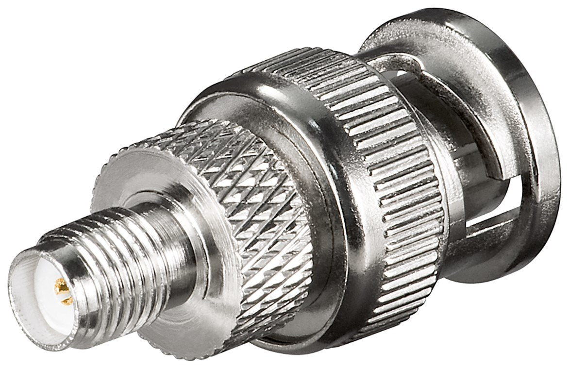 EAN 4040849118579 - Goobay 11857 cambiador de género para cable SMA BNC Plata imagen 1