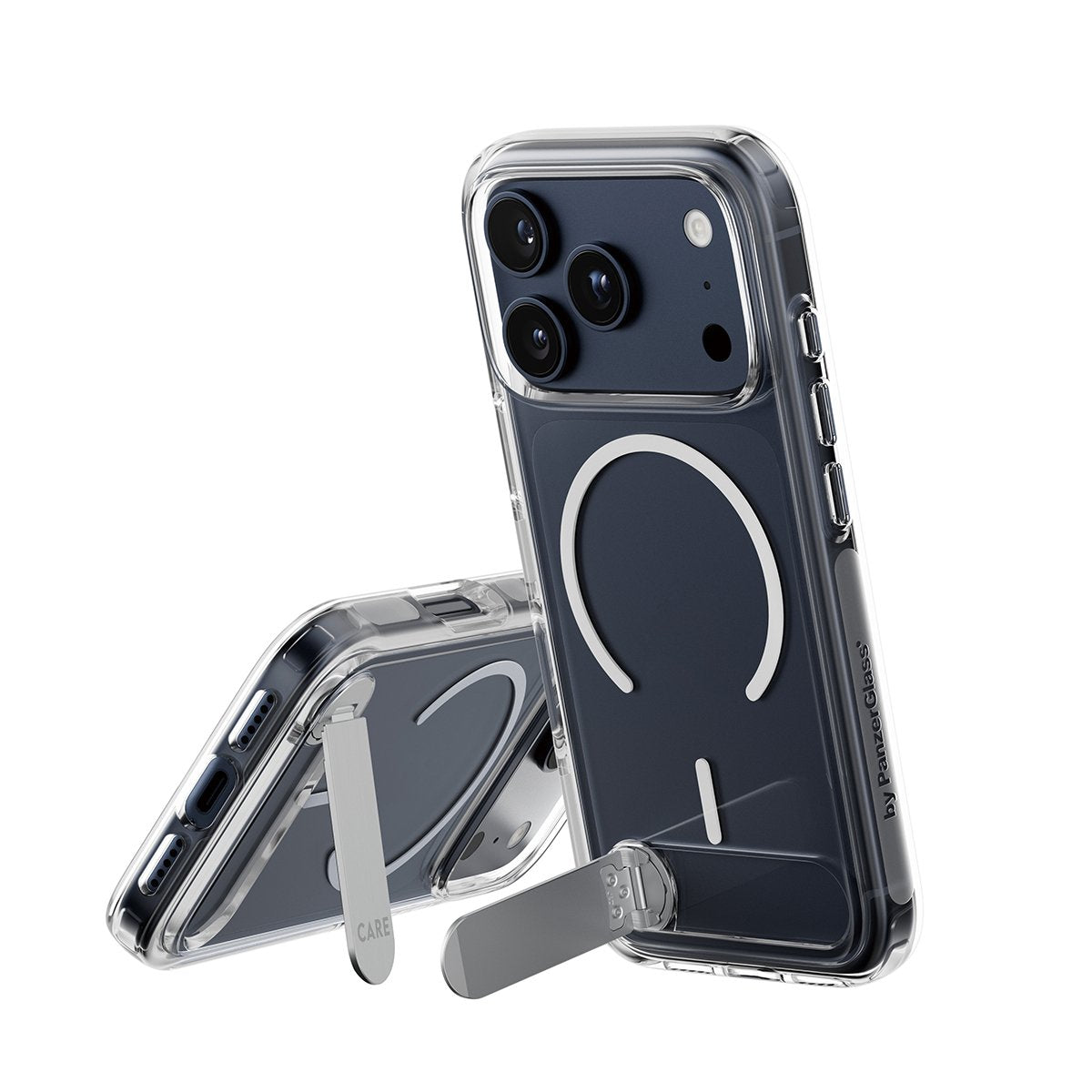 Panzerglass Care By ® Kickstand Case Transparente M. Magsafe Iphone 18 Pro 17 Pro, Cover, Apple, Apple - Iphone 17 Pro, Apple - Iphone 18 Pro, Transparente