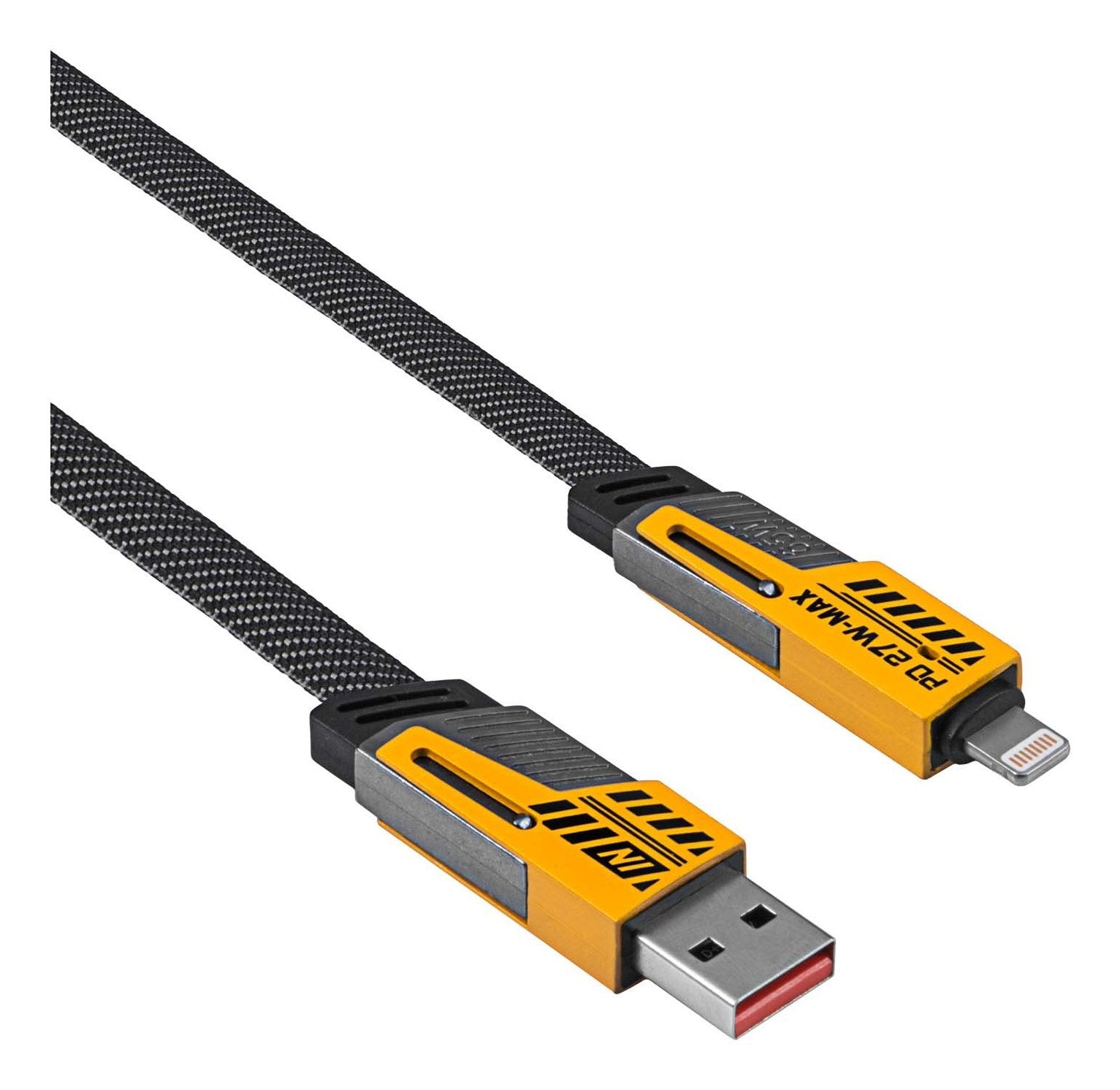 Cable Akyga Ak-Usb-57 Usb Usb 2.0 1 M Usb C Usb C/Lightning Multicolor