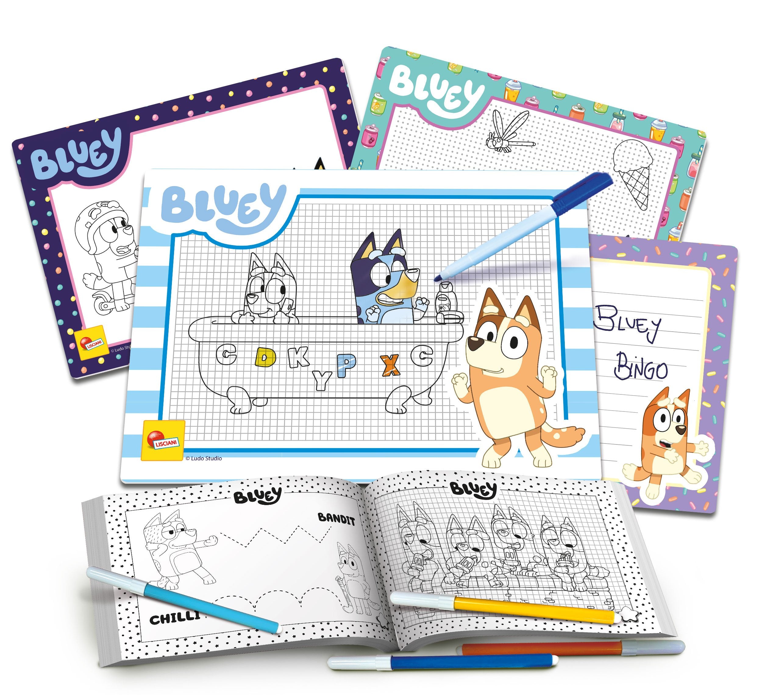EAN 8008324099382 - Lisciani 99382 juego de tablero Bluey Drawing School Juego de mesa Dibujo imagen 2