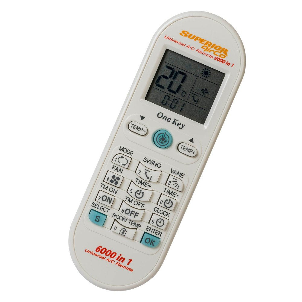 Superior Airco 6000 Mando A Distancia Ir Inalámbrico Aire Acondicionado Botones