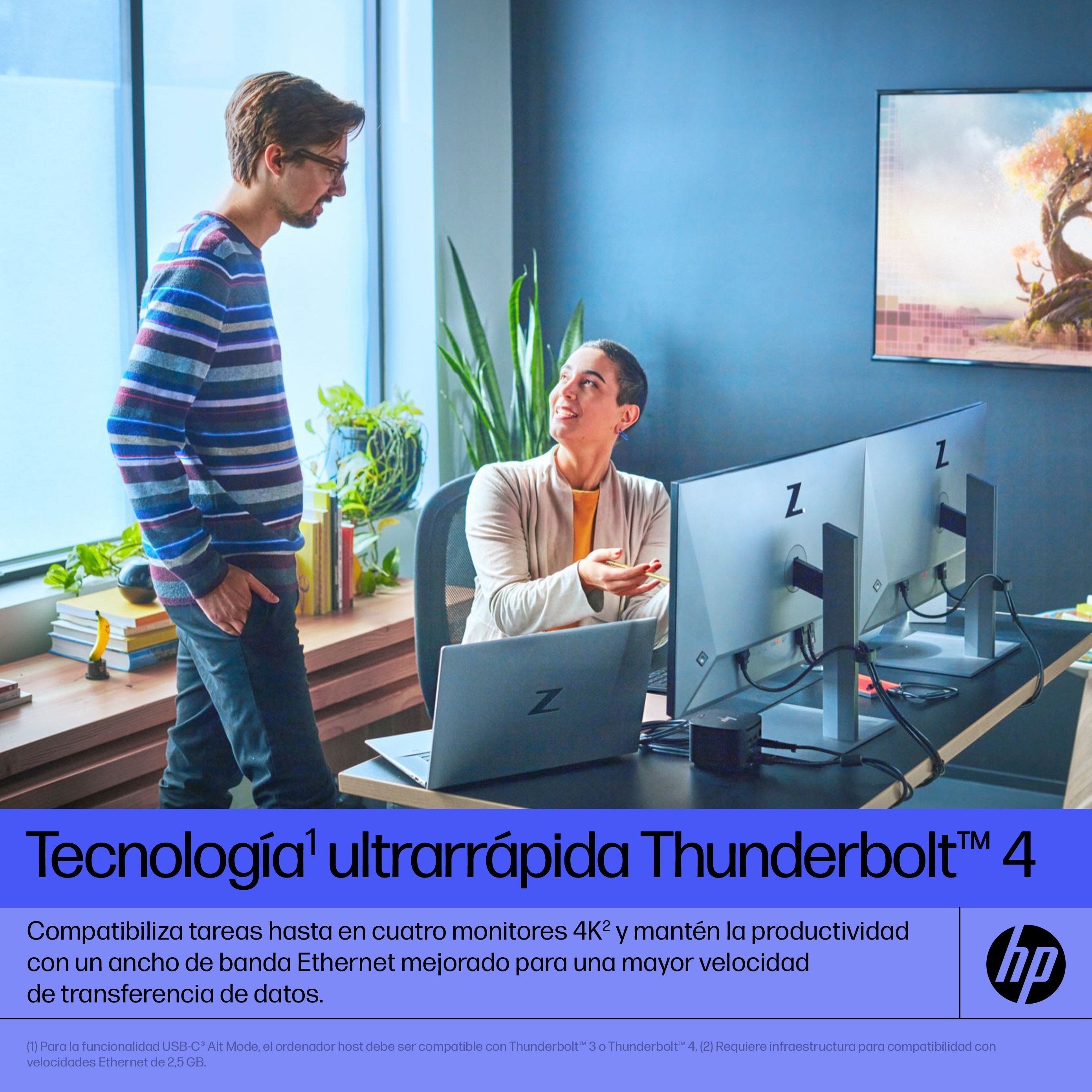 Hp Docking Station Thunderbolt Dock G4 Usb-C Usbc Tb4 (4j0g4aa#Abb)