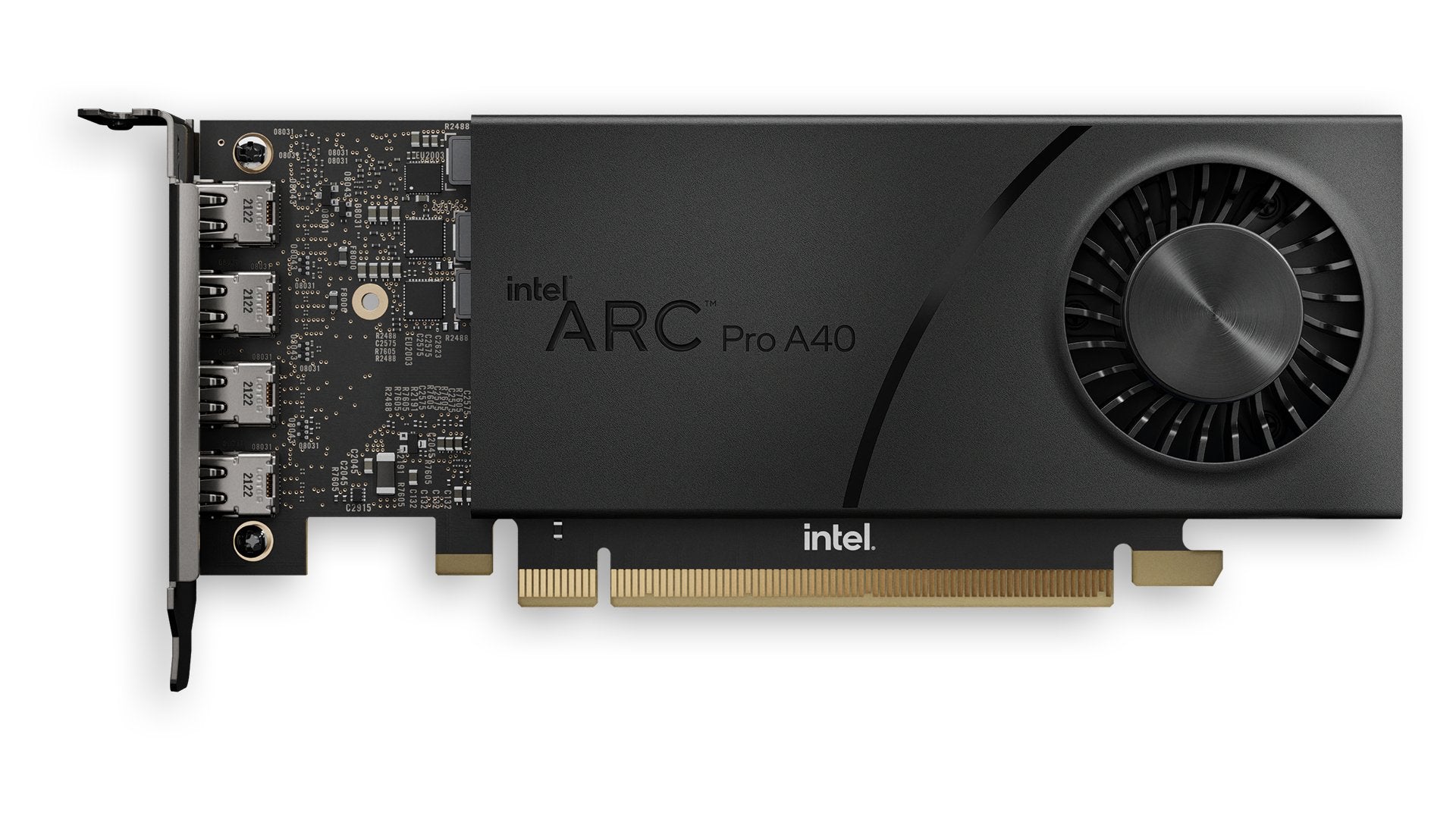 Tarjeta Grafica Intel Arc Pro A40 Lp 6gb Gddr6 Pcie 4.0 X16 Aktiv 23p6pa00ba Bulk