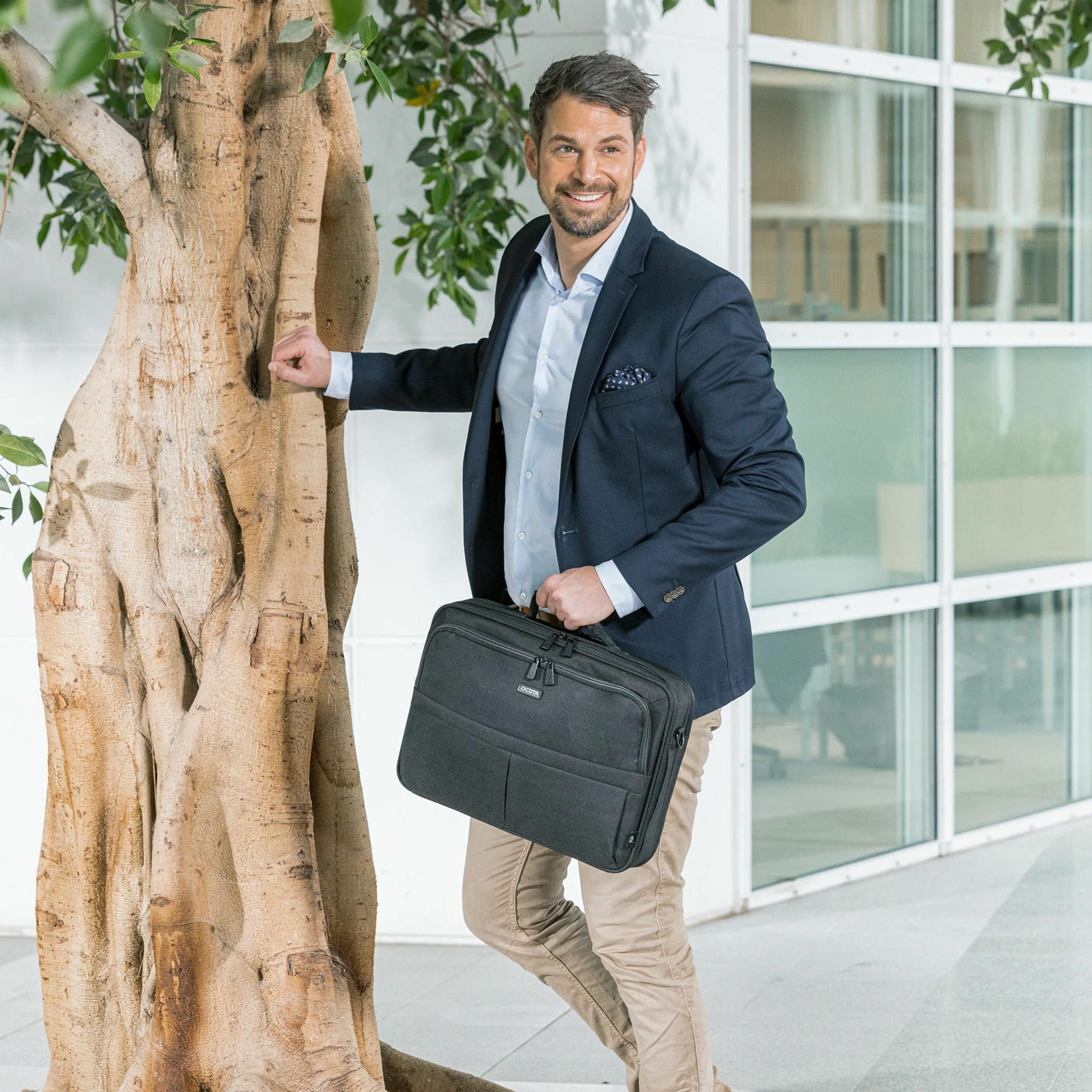 Dicota Eco Multi Scale 14-15.6, Maletín Para Portátil Negro, Hasta 39,6 Cm 15.6" D31431-Rpet