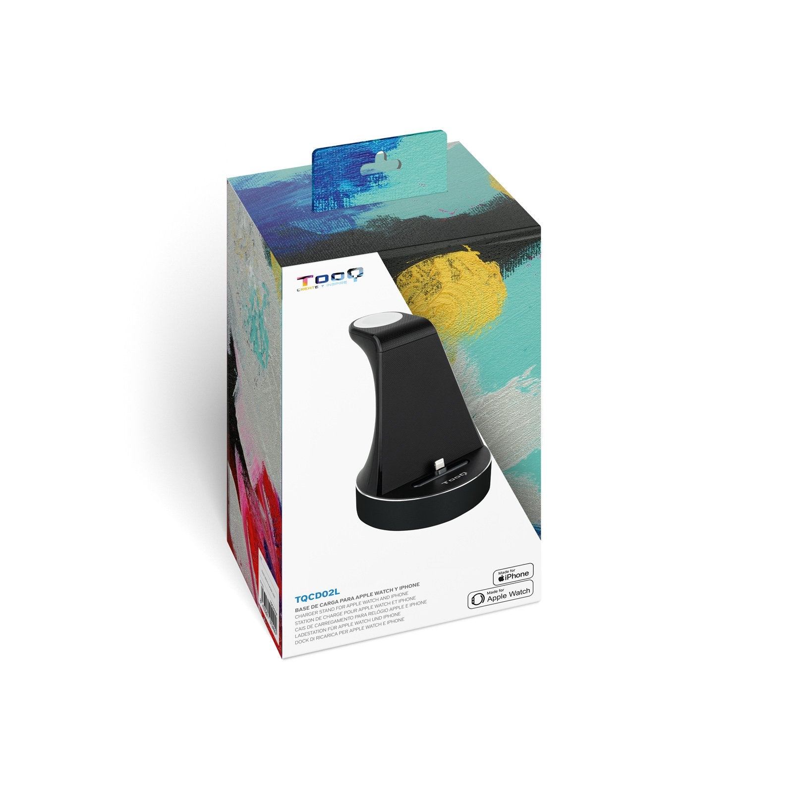 EAN 8433281012394 - TooQ TQCD02L cargador de dispositivo móvil Smartphone, Reloj inteligente USB Cargador inalámbrico Carga r imagen 7