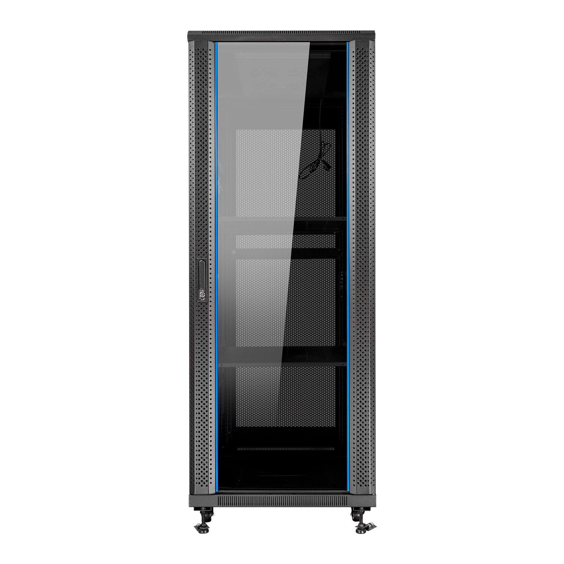 EAN 6940533543855 - aiten data AI6637 Rack o bastidor independiente Negro imagen 2