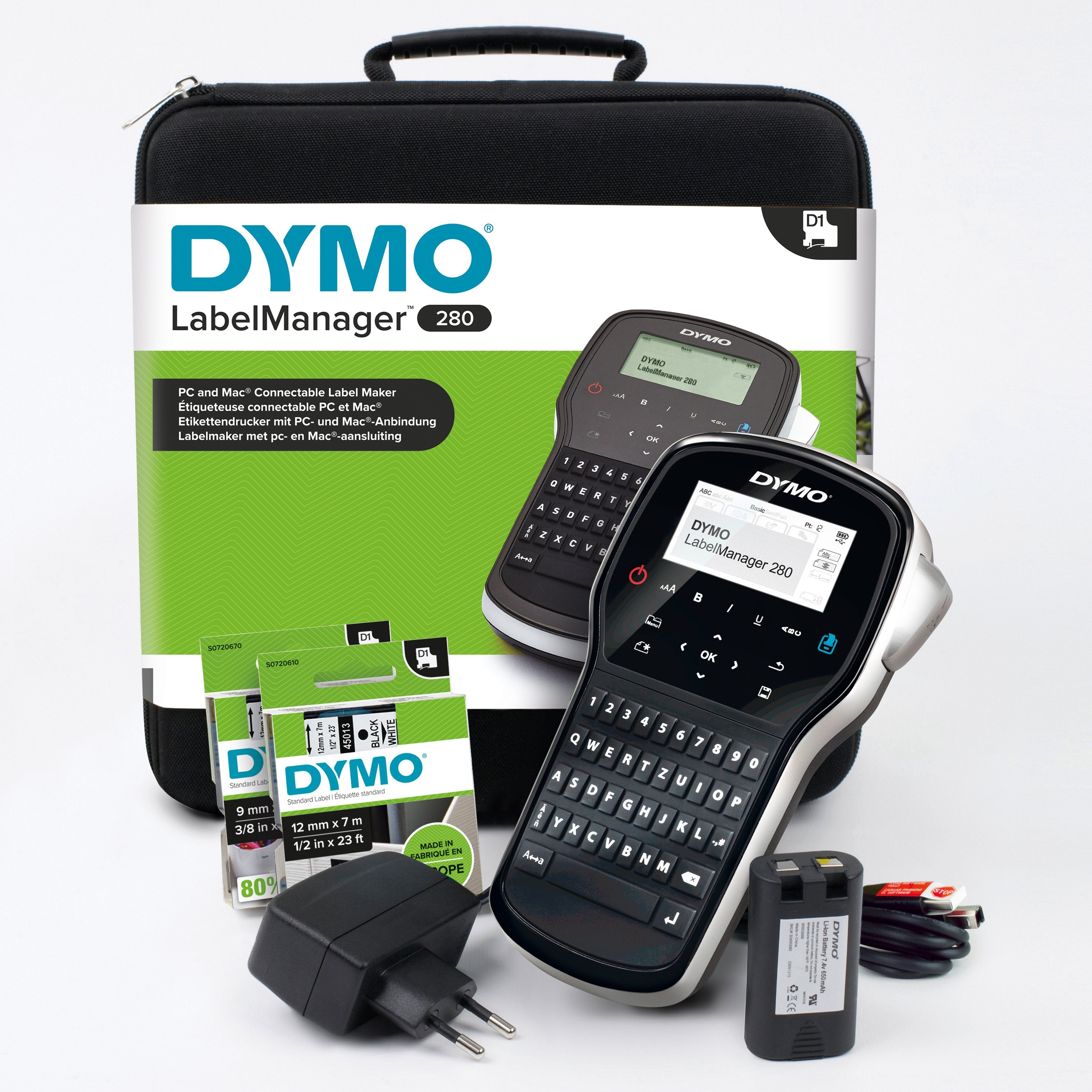 EAN 3026980911522 - DYMO LabelManager 280™ QWY Kitcase impresora de etiquetas Transferencia térmica Alámbrico imagen 1
