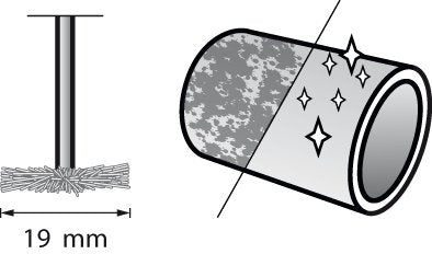Dremel 535 Messingbürste D19,0mm Ve 2