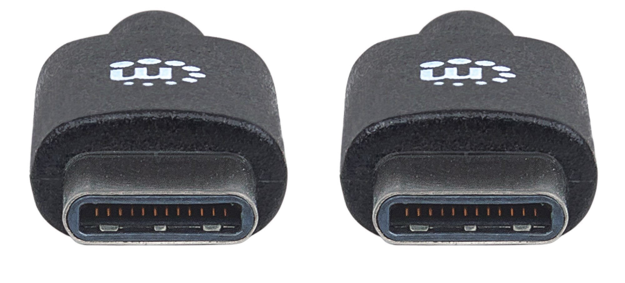 Manhattan Cable Usb 2.0 C 2m Hi-Speed Usb 2.0 Tipo C 480 Mbps 2 M Negro