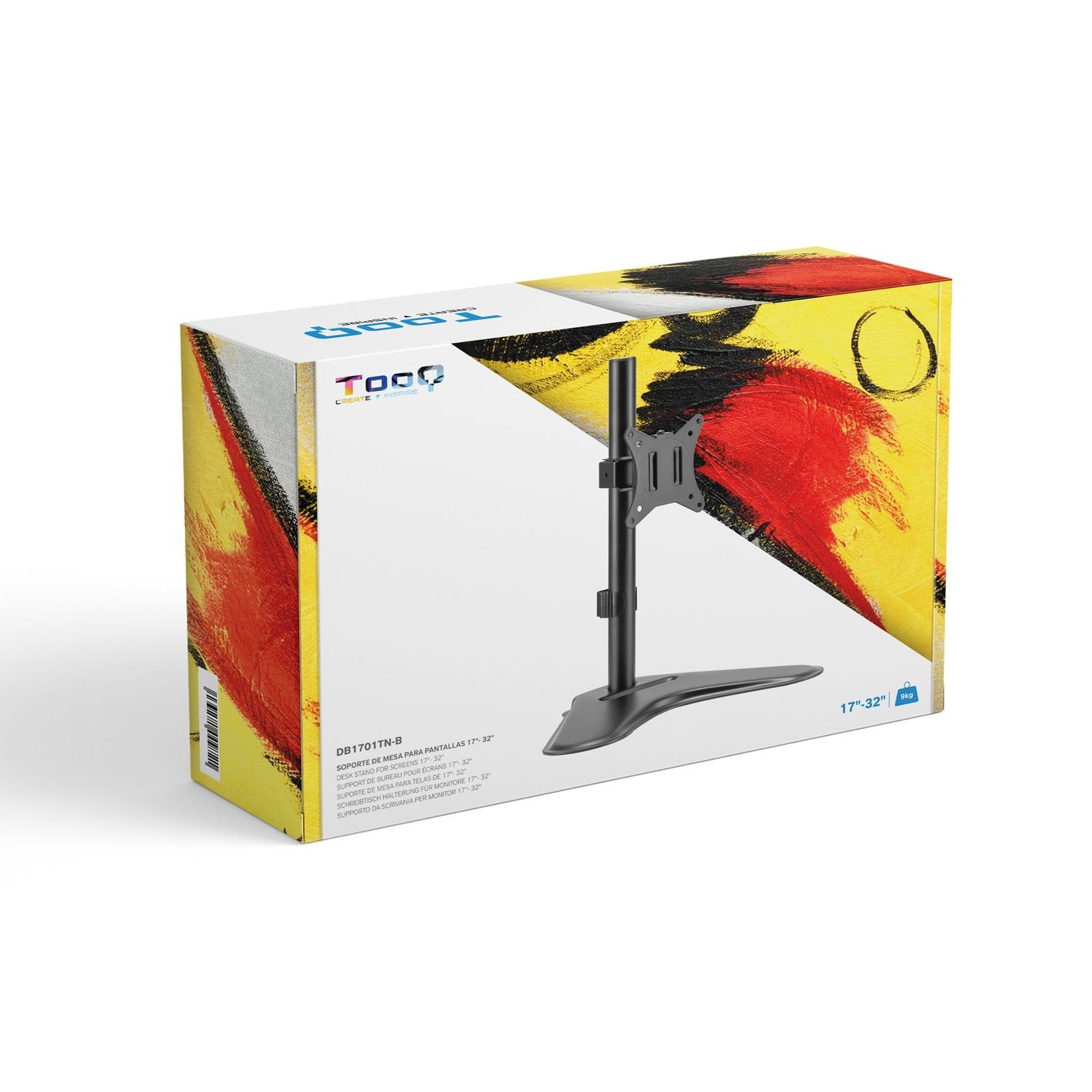 EAN 8433281012011 - TooQ DB1701TN-B soporte para monitor 81,3 cm (32") Escritorio Negro imagen 9