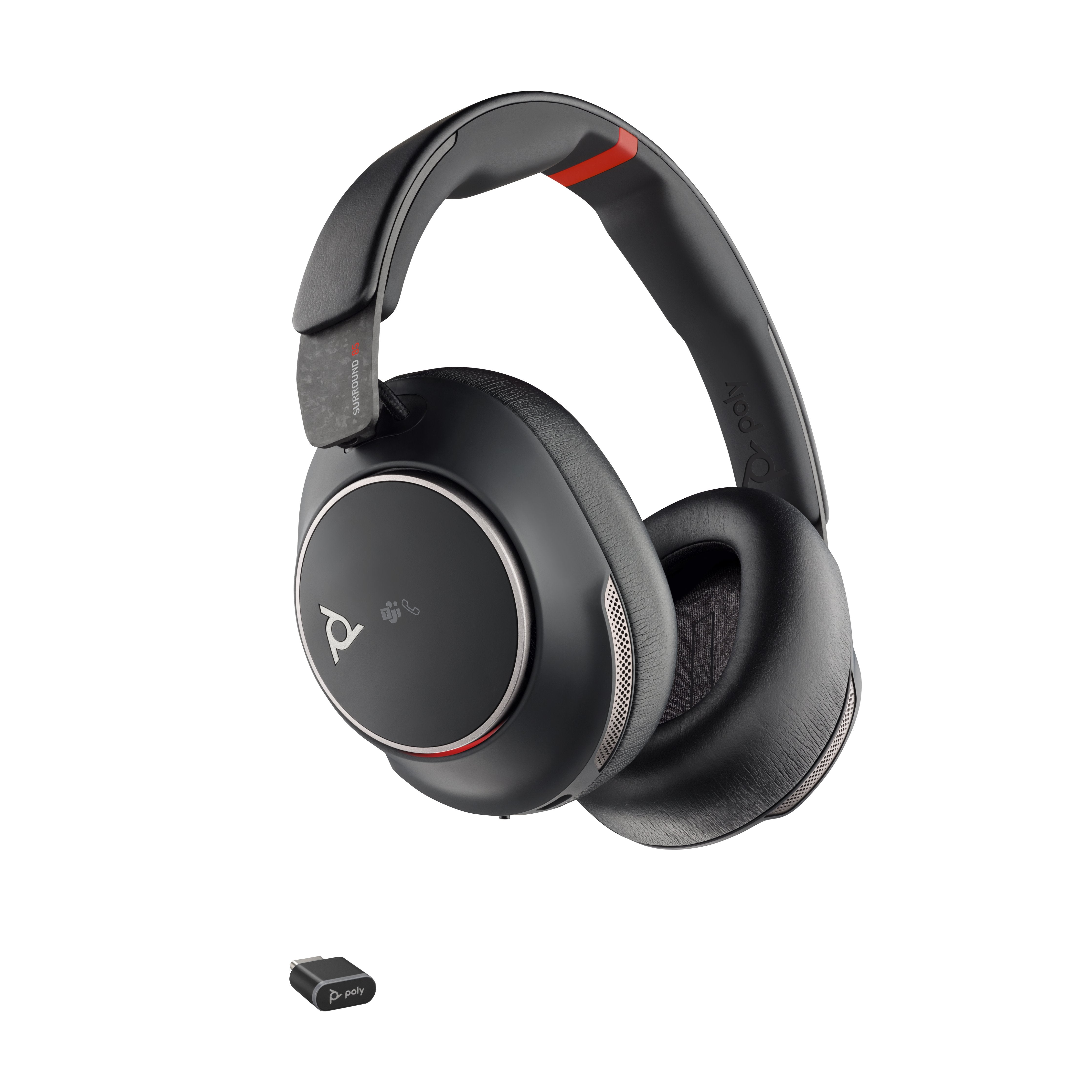 EAN 0196786456640 - Poly Voyager Surround 85 UC Microsoft Teams Certified USB-C Headset +USB-C/A Adapter +Charging Stand Inal imagen 2