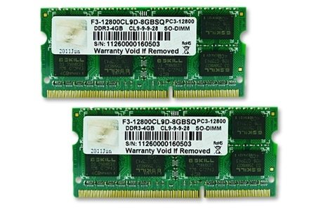 EAN 4711148597104 - G.Skill 8GB DDR3-1600 SQ módulo de memoria 2 x 4 GB 204-pin SO-DIMM imagen 1