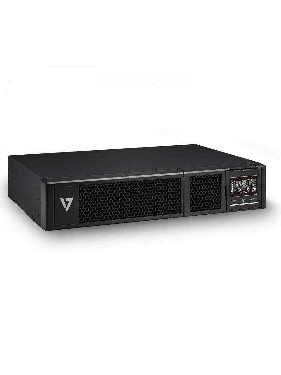 EAN 662919109351 - V7 UPS2URM1500DC-NC sistema de alimentación ininterrumpida (UPS) 1,5 kVA 1500 W 8 salidas AC imagen 1