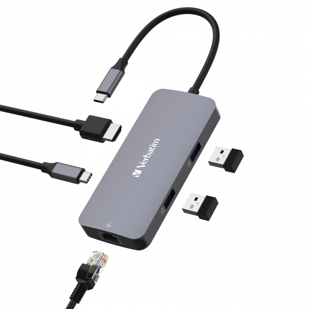 Hub Verbatim Usb-C Pro Multiport 5 Port Cmh-05 32150