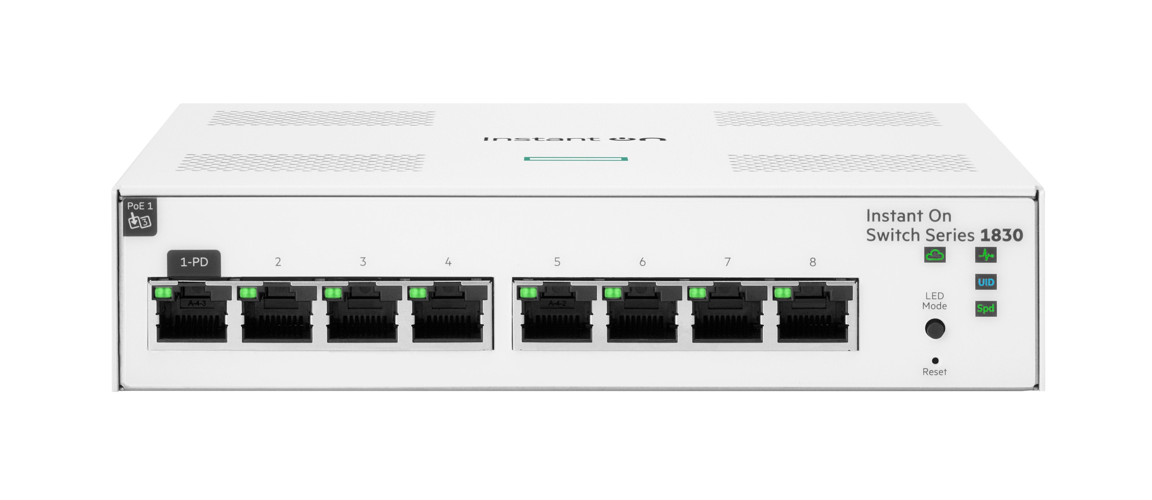 EAN 0190017523514 - HPE Aruba Networking Networking Instant On Switch 8p Gigabit 1830 imagen 1