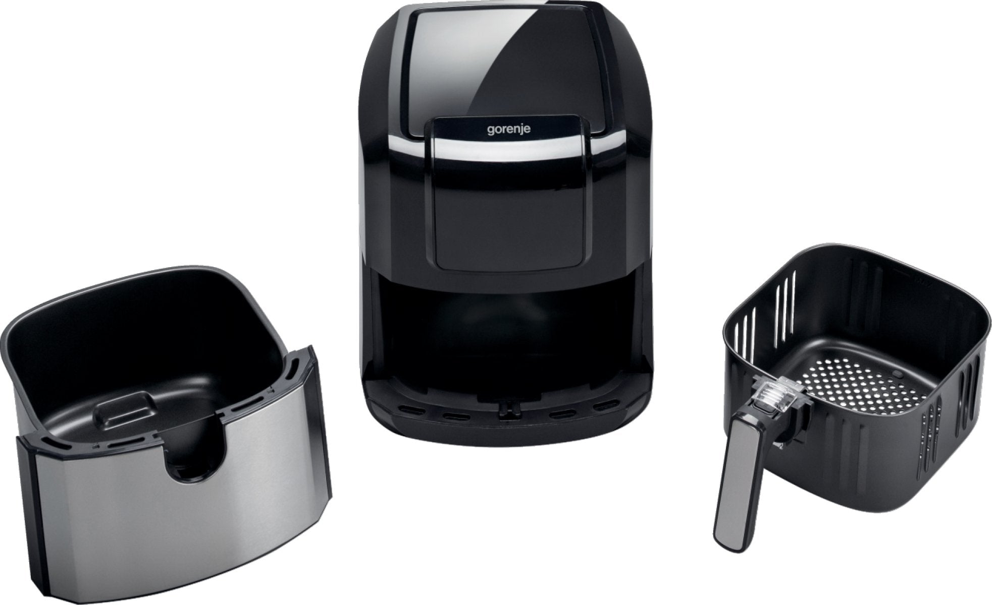 EAN 3838782543340 - Gorenje AF1700DB Sencillo 5 L Integrado 1700 W Freidora de aire caliente Negro, Metálico imagen 13