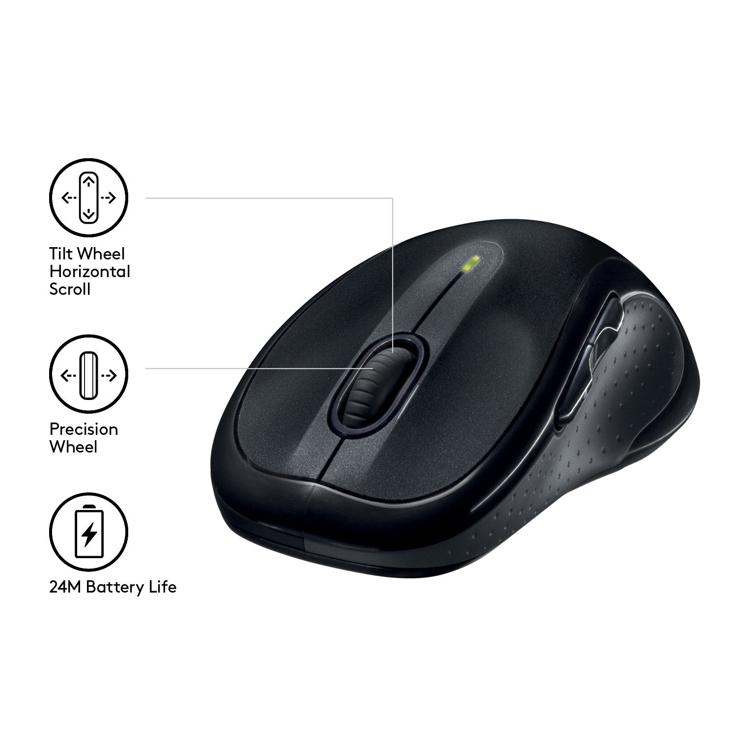 Ratón Inalámbrico Logitech M510 Pebble 910-001826