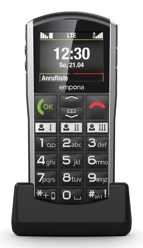 Emporia Emporiasimplicity (V27), Lte/4g, (V4), Móvil Con Teclas Grandes, Negro