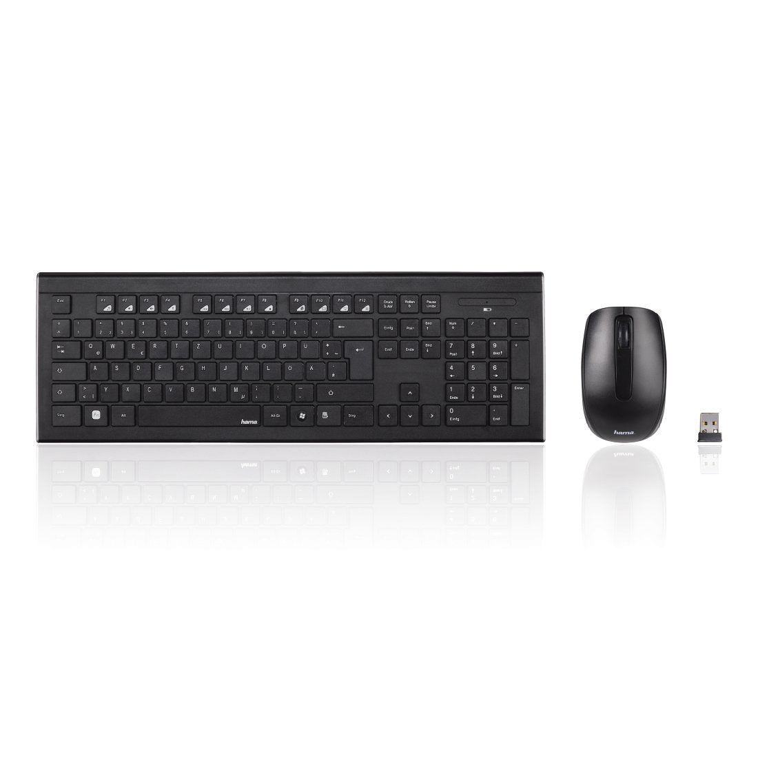 EAN 4047443384959 - Hama 69182664 teclado Ratón incluido Hogar RF inalámbrico QWERTY Español Negro imagen 6