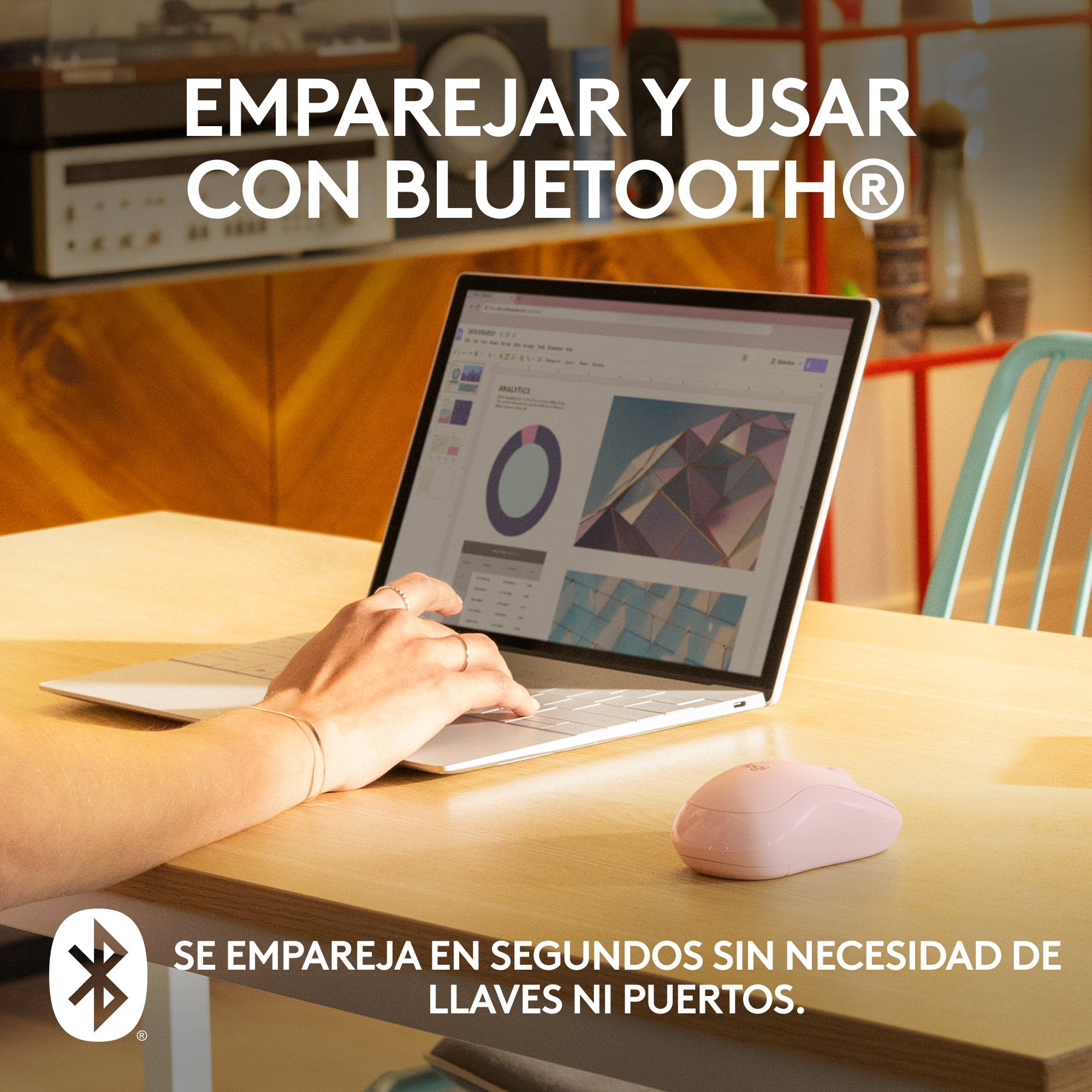 EAN 5099206112001 - Logitech 910-007121 ratón Viajes Ambidextro RF Wireless + Bluetooth imagen 4