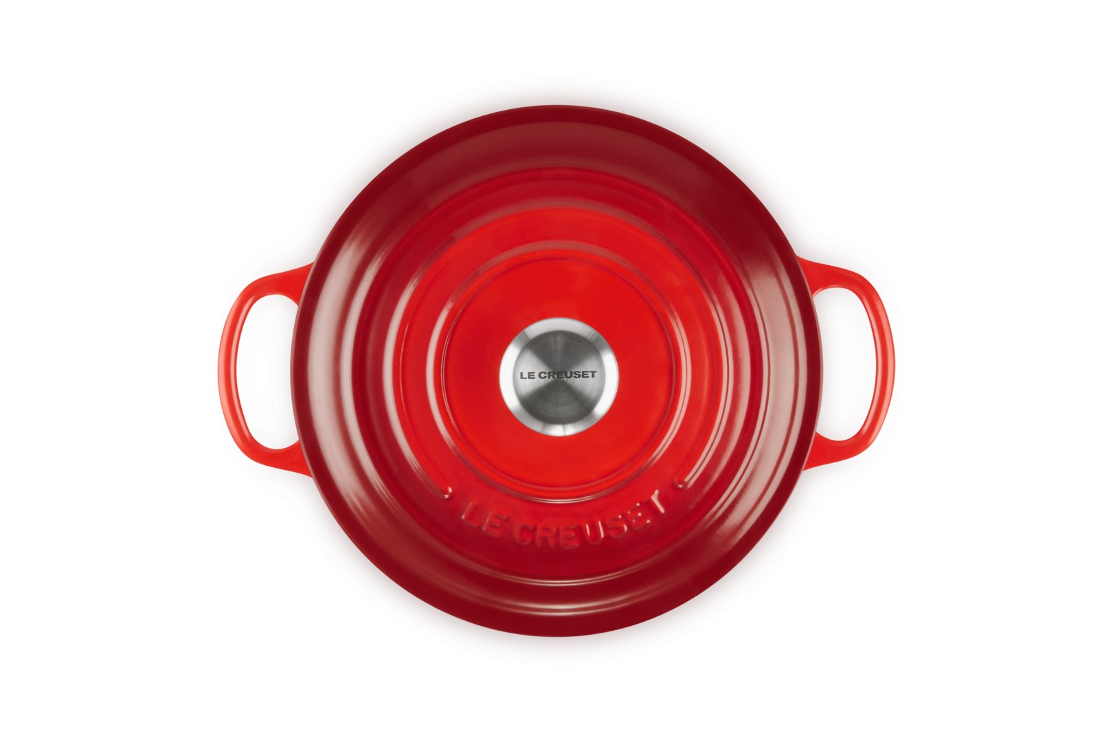 Le Creuset Cocotte Redonda De Hierro Fundido, 22 Cm, 3, 3 L, Todas Las Fuentes De Calor Incluso Inducción, Cereza