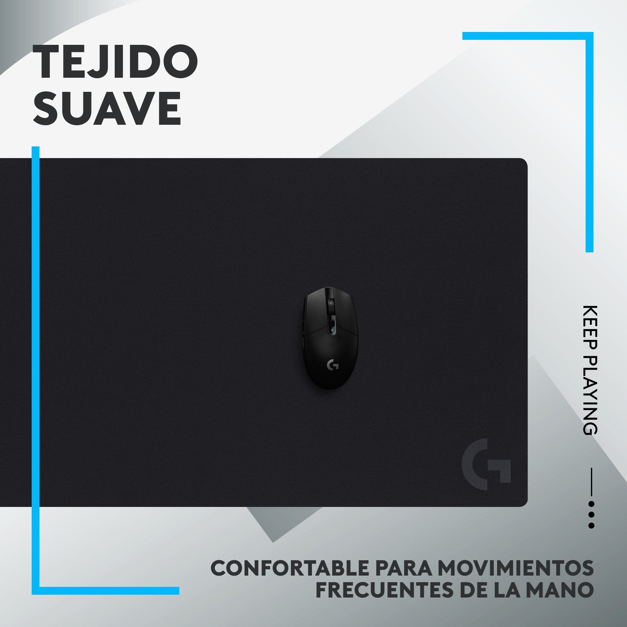 EAN 5099206104310 - Logitech G 943-000778 alfombrilla para ratón Alfombrilla de ratón para juegos Negro imagen 7