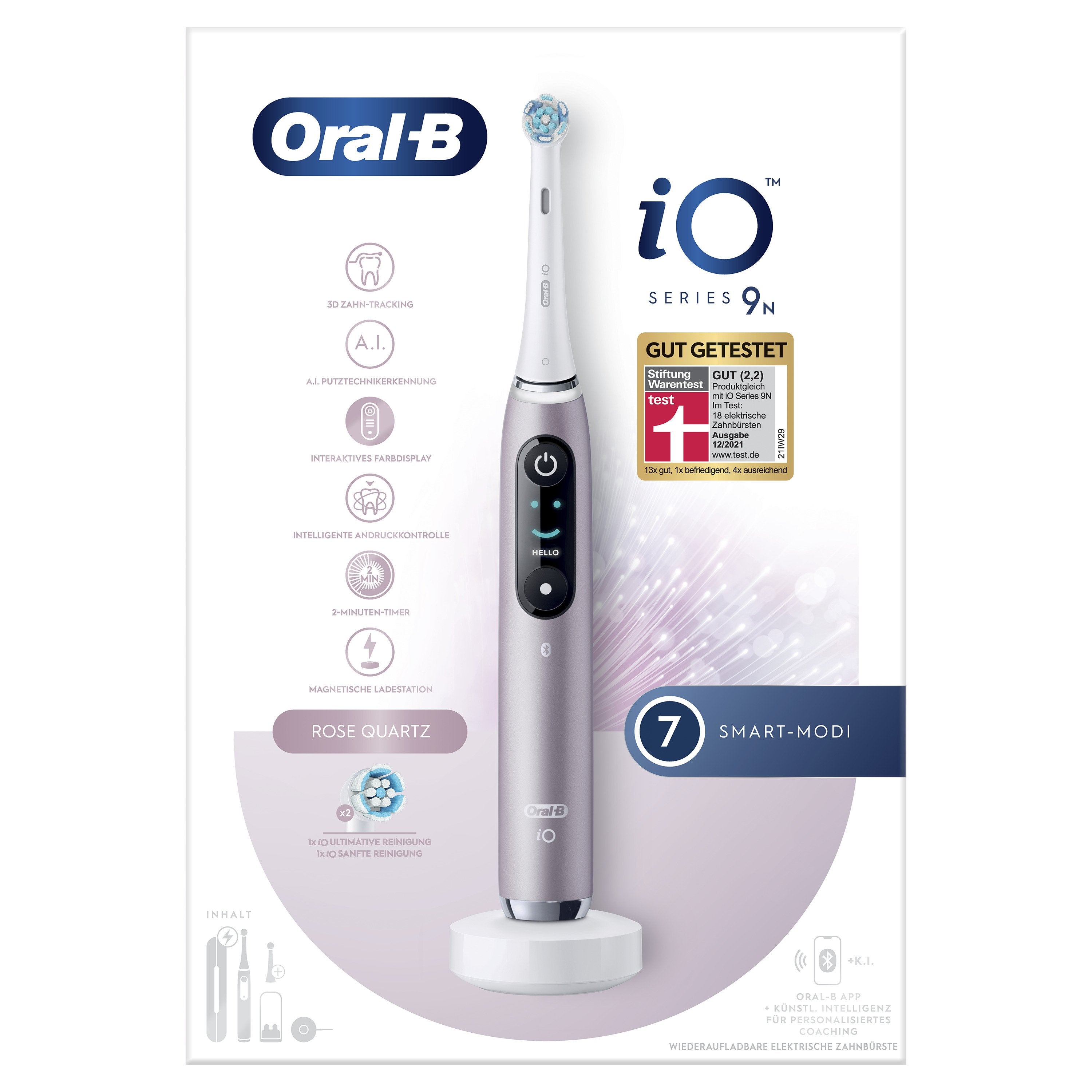 Cepillo Dental Electrico Braun Oral-B Io Serie 9n Color Rosa
