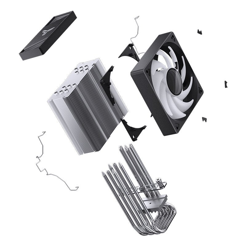 K Jonsbo Cr-1000 V2 Pro Argb Cpu Disipador, 120mm - Negro