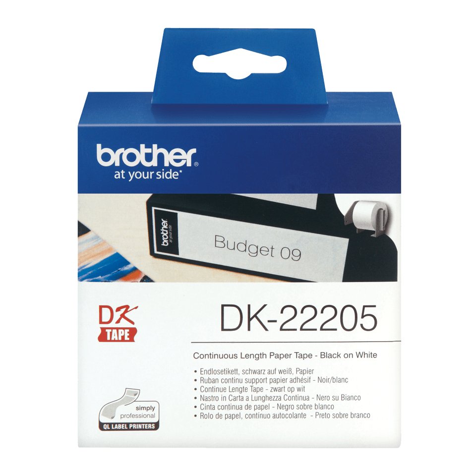 Rollo De Papel Continuo Original Brother Dk-22205