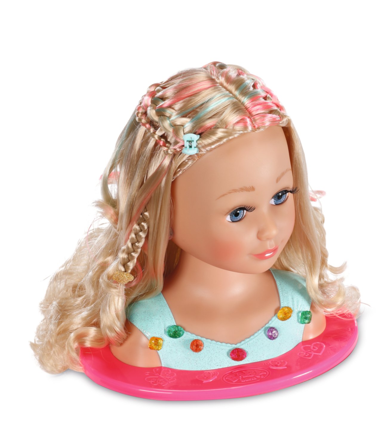 Zapf Creation Baby Born® Sister Styling Head Princess, Cabeza De Maquillaje Y Peluquería 835432