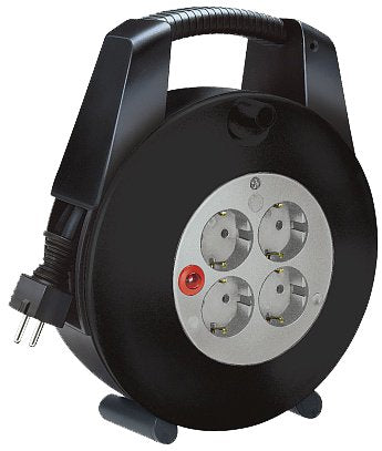 Brennenstuhl Vario Line Alargo 15m 4 Salidas Ac Negro, Gris
