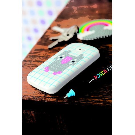 Posca Marcador Pc-3m Punta Cónica 0,9 - 1,3 Mm Rosa Coral