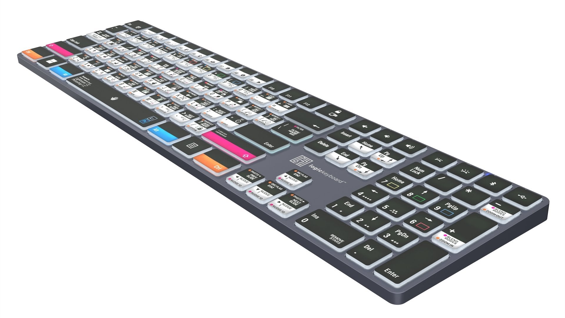 EAN 5707795023287 - Logickeyboard LKB-PSLR-TPC teclado Hogar / Oficina USB + Bluetooth QWERTY Francés Negro imagen 6