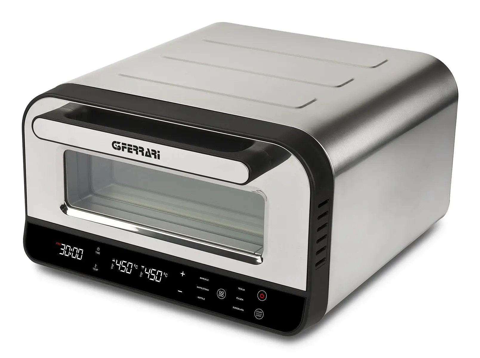EAN 8055176403041 - G3 Ferrari G10204 fabricante de pizza y hornos 1 Pizza(s) 1850 W Negro, Plata imagen 2