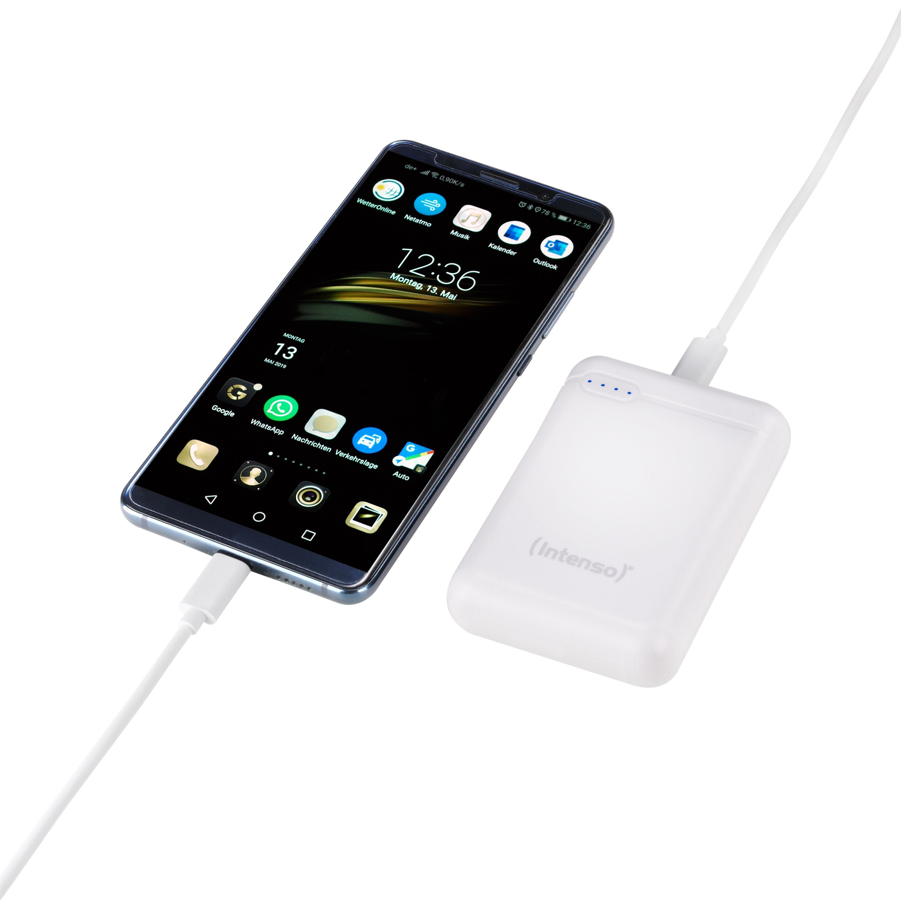 Intenso 7313530 Powerbank 10.000 Mah Blanco Slim