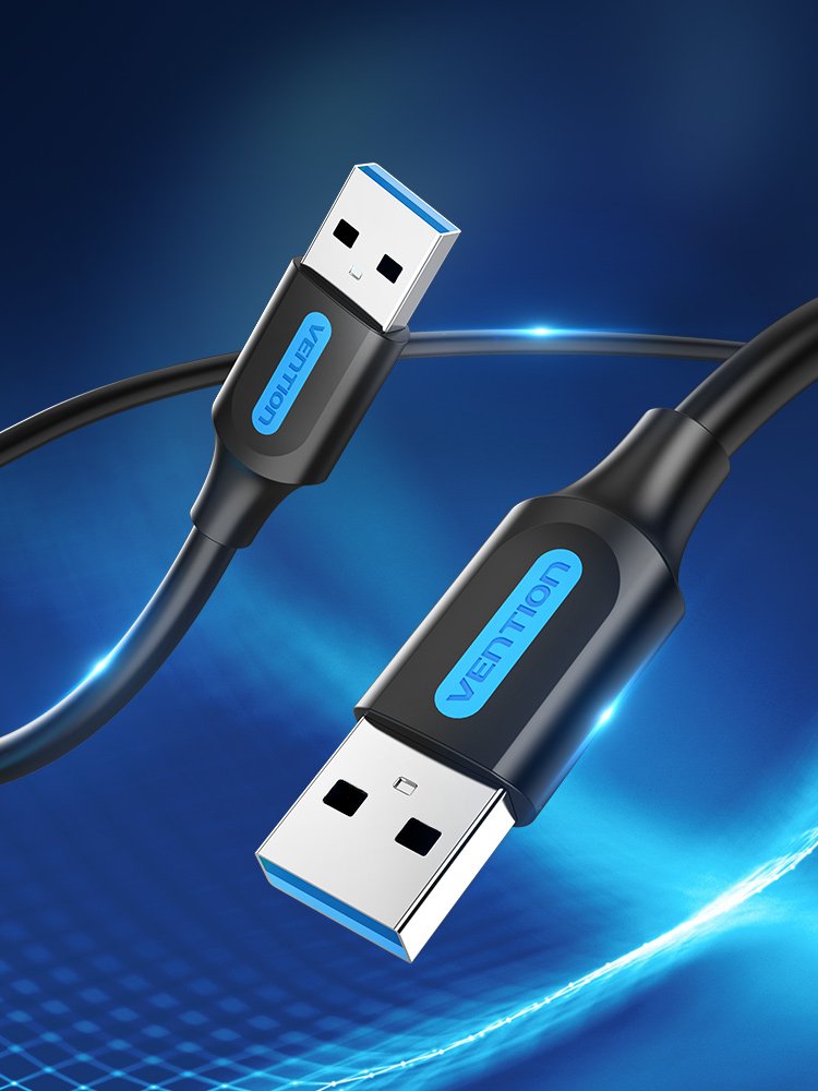 Cable Usb 3.0 Vention Conbf Usb Macho Usb Macho 1m Negro