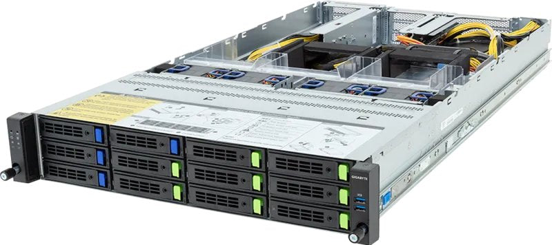 EAN 4719331868093 - GIGABYTE R283-ZF0-AAL1 - rev 3.x LGA 6096 Bastidor (2U) Negro, Acero imagen 1