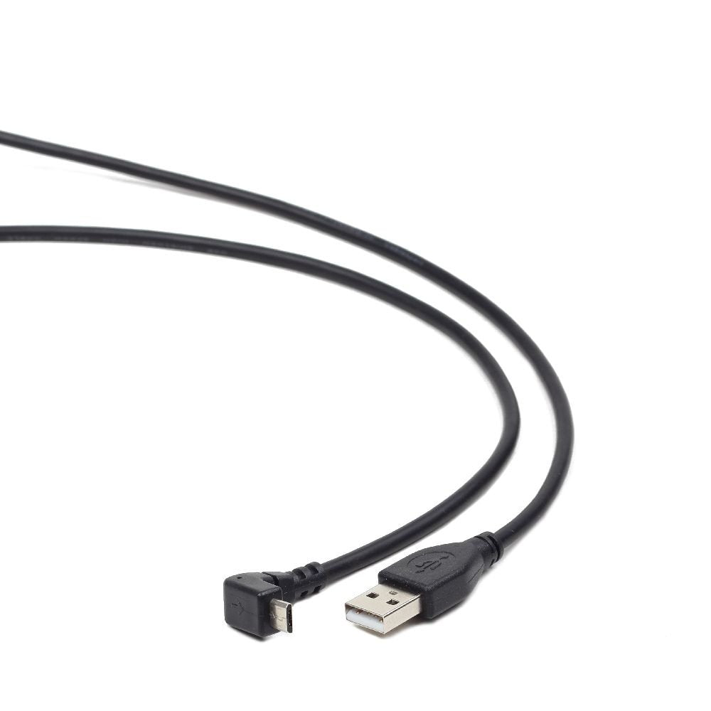 Gembird Ccp-Musb2-Ambm90-6micro Usb Cable 2.0 Am-Mbm5p 1.8m Angled 90 Black
