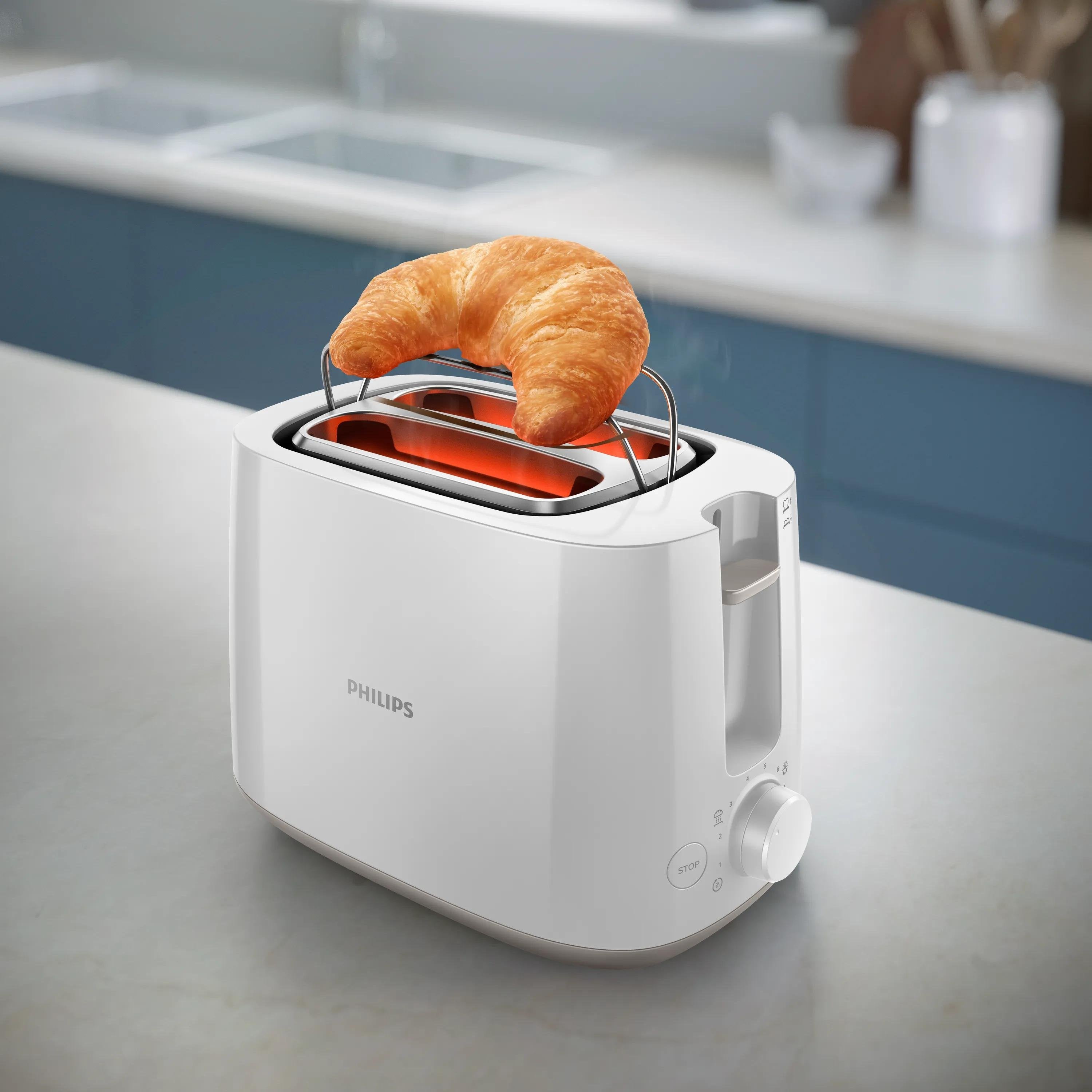EAN 8710103806660 - Philips Daily Collection HD2582/00 tostadora 8 2 rebanada(s) 900 W Blanco imagen 3