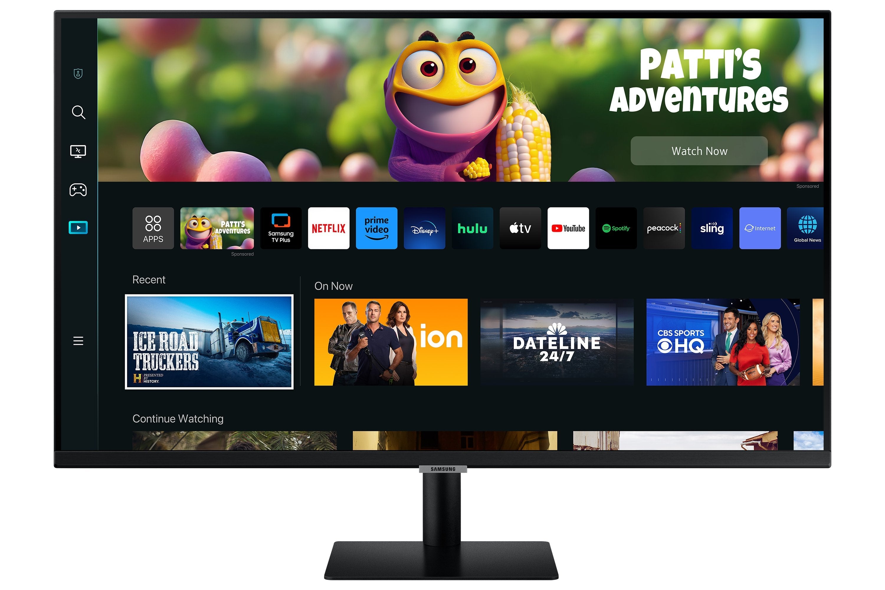 Smart Monitor Samsung M5 M50c S27cm500eu 27' Full Hd Smart Tv Multimedia Negro