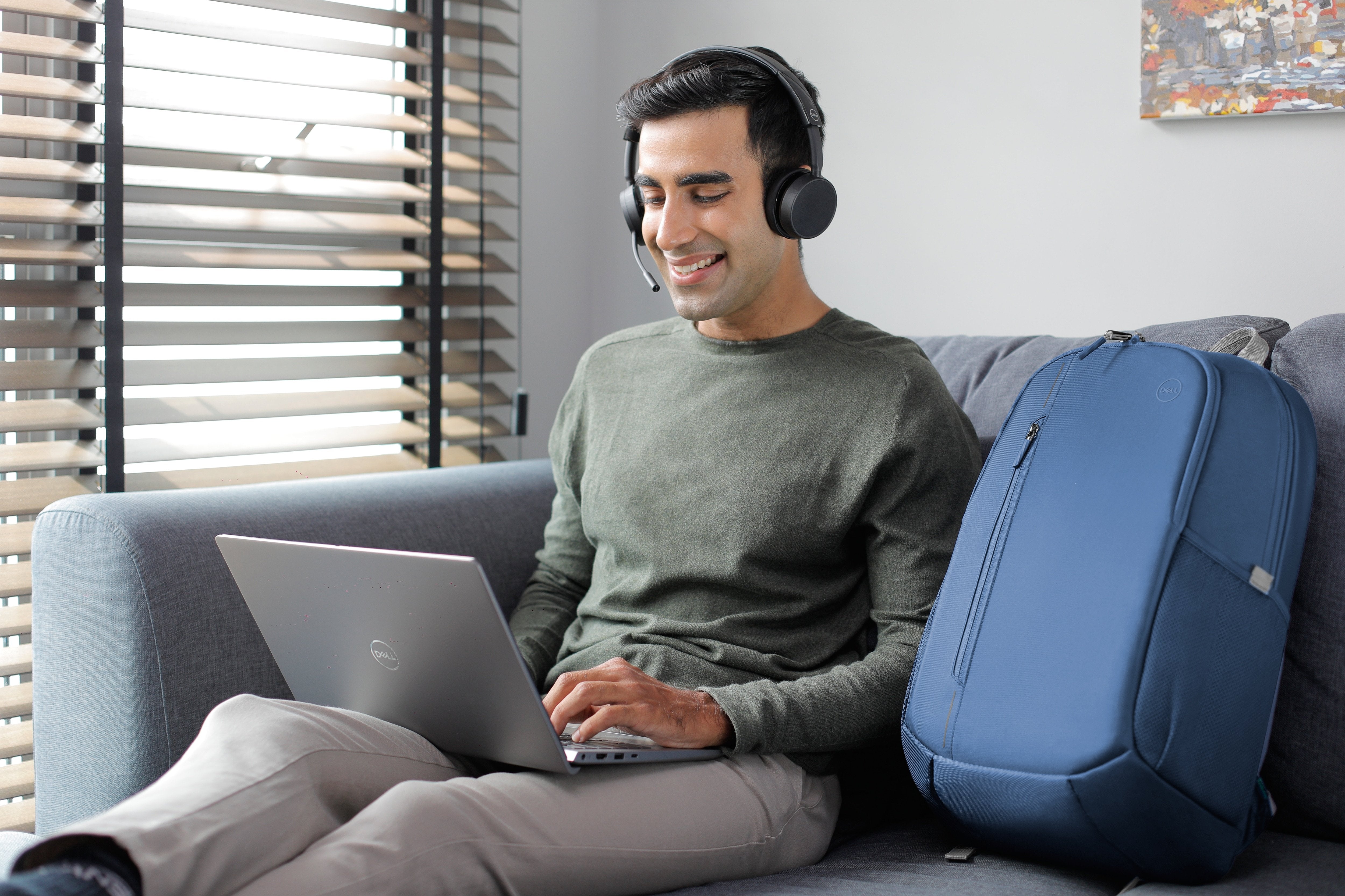 Dell Mochila Ecoloop Urban Para Portatil 15" Azul Cp4523b