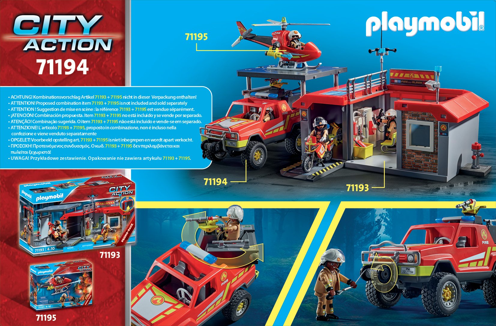 Playmobil Camion De Bomberos