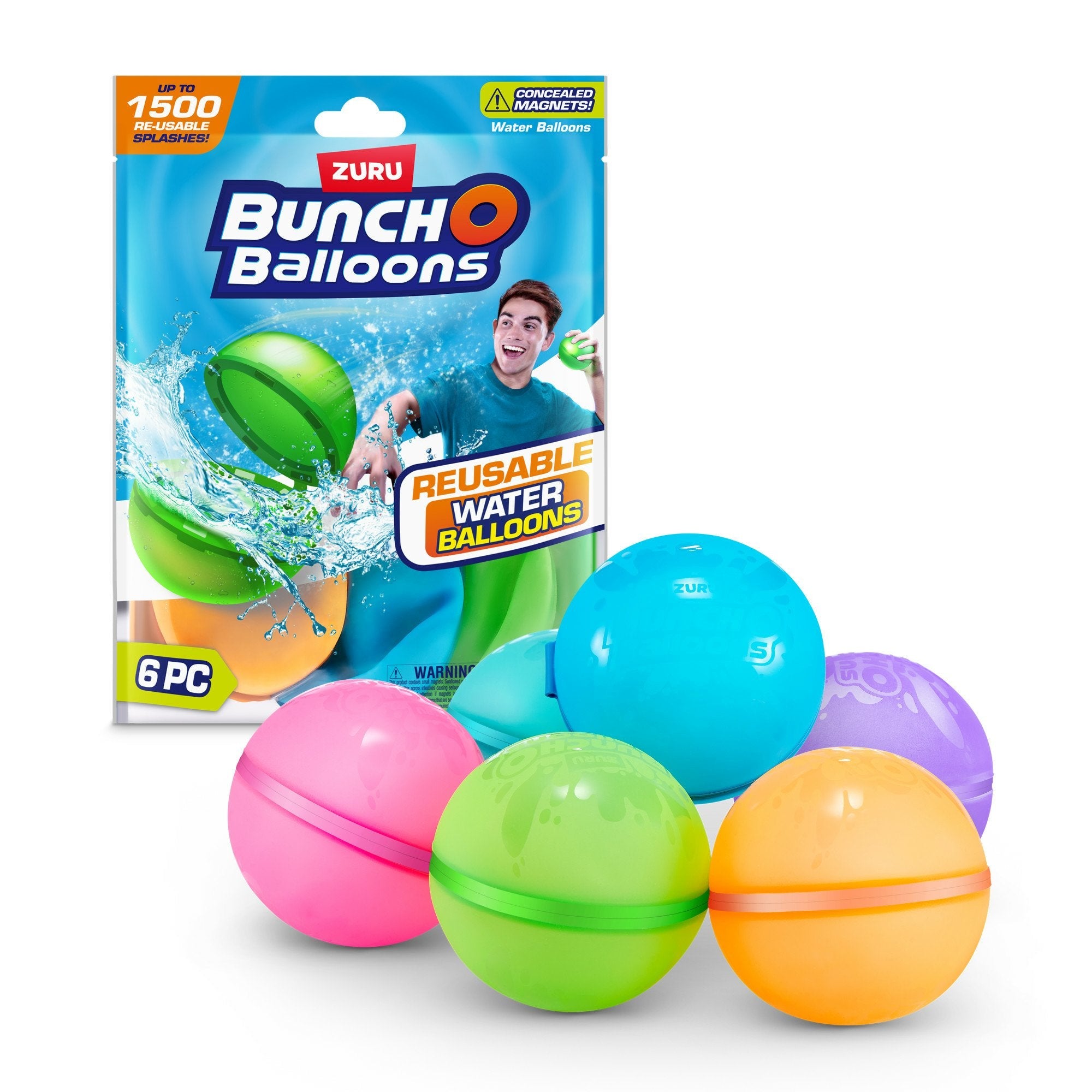Zuru Bunch O Balloons - Reusable Wasserballons 6er-Pack 56593uq1