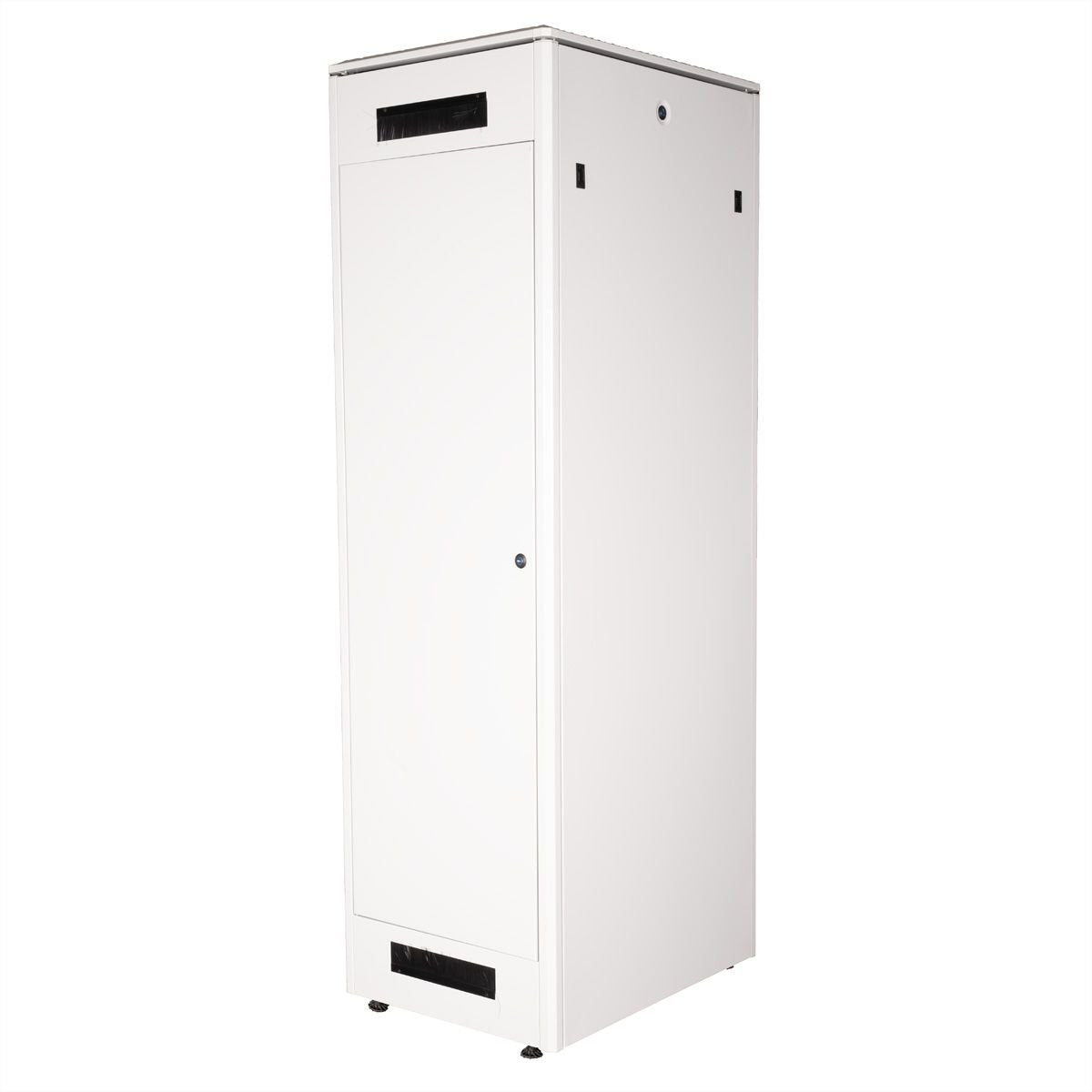 Roline 19-Zoll Netzwerkschrank Pro 42 He, 600x800 Bxt Glastr Grau