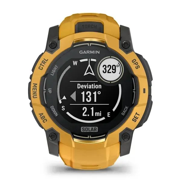 Instinct 3,50mm,Solar,Sunburst/Gray, Sunburst/Gray Band, Ww