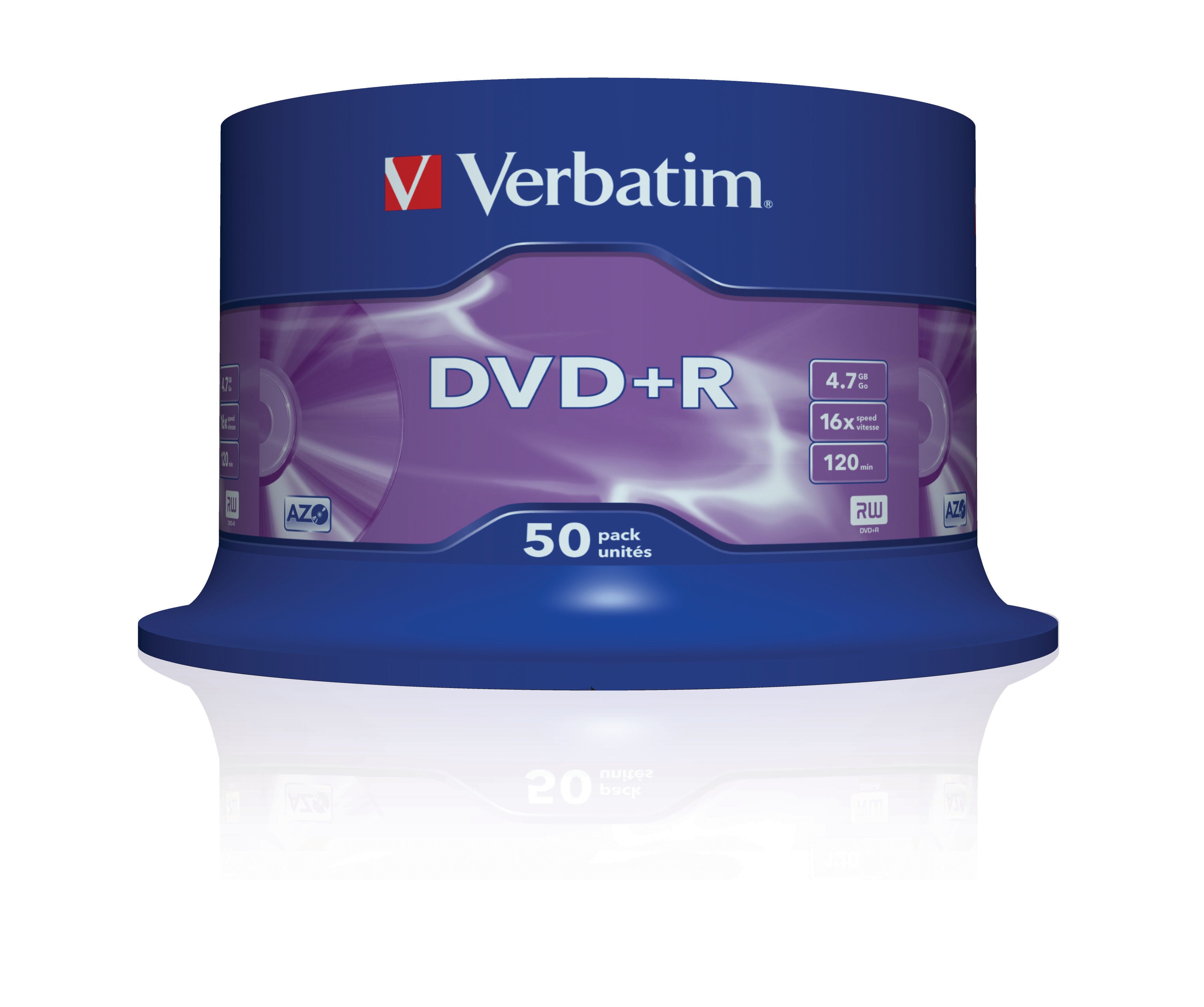 Verbatim Dvd+R 4.7gb 16x Tarrina 50 43550 (4)