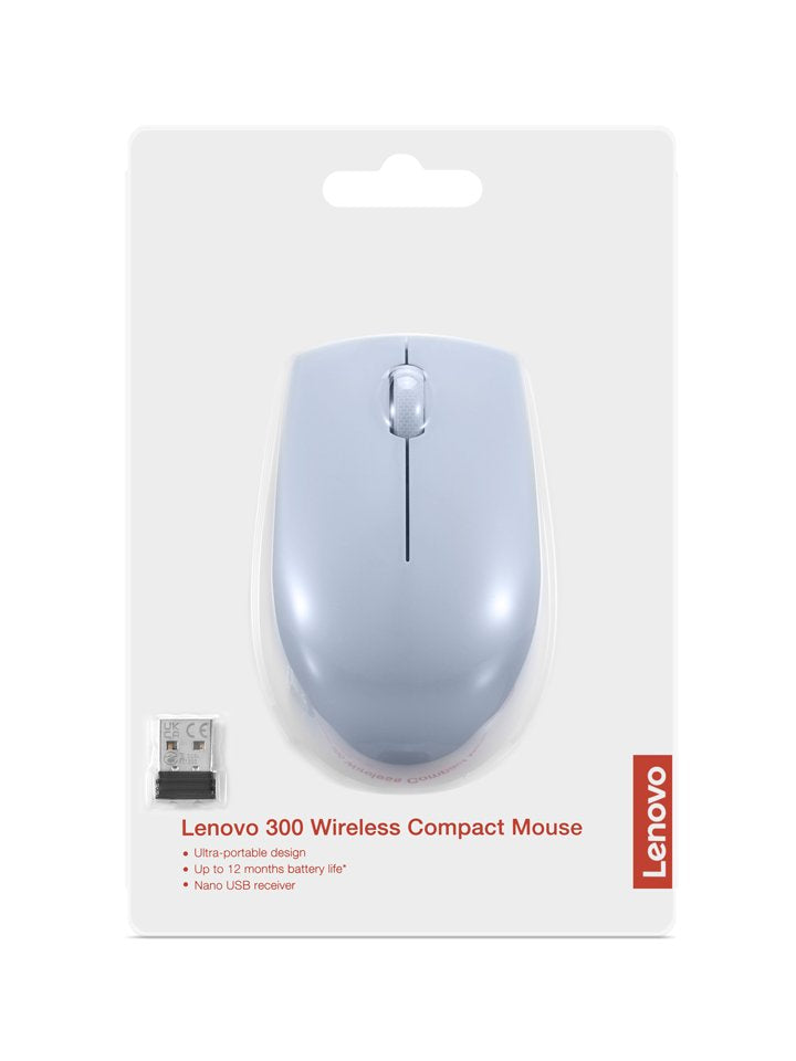EAN 0195892080725 - Lenovo 300 ratón Oficina Ambidextro RF inalámbrico Óptico 1000 DPI imagen 6