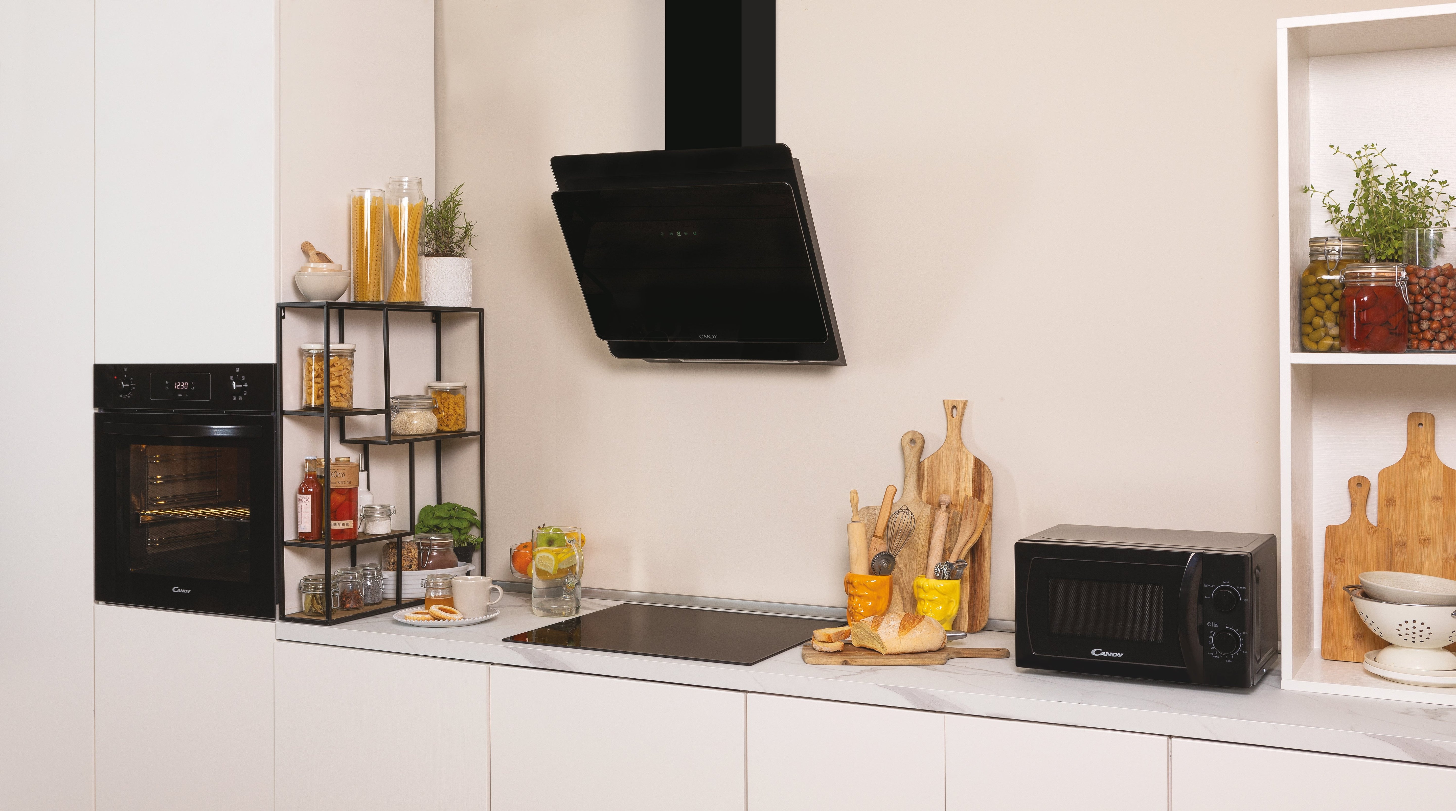 EAN 8016361920828 - Candy Décor CVMA60N De pared Negro 498 m³/h imagen 7