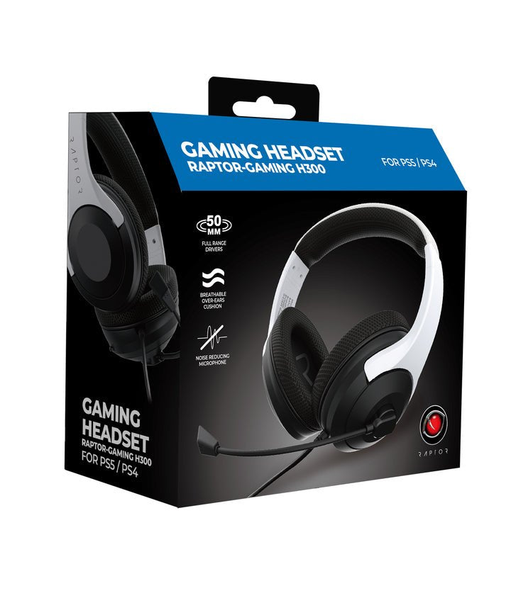 EAN 4251236201013 - Raptor Gaming RG-H300-W auricular y casco Auriculares Alámbrico Diadema Juego Negro, Blanco imagen 3