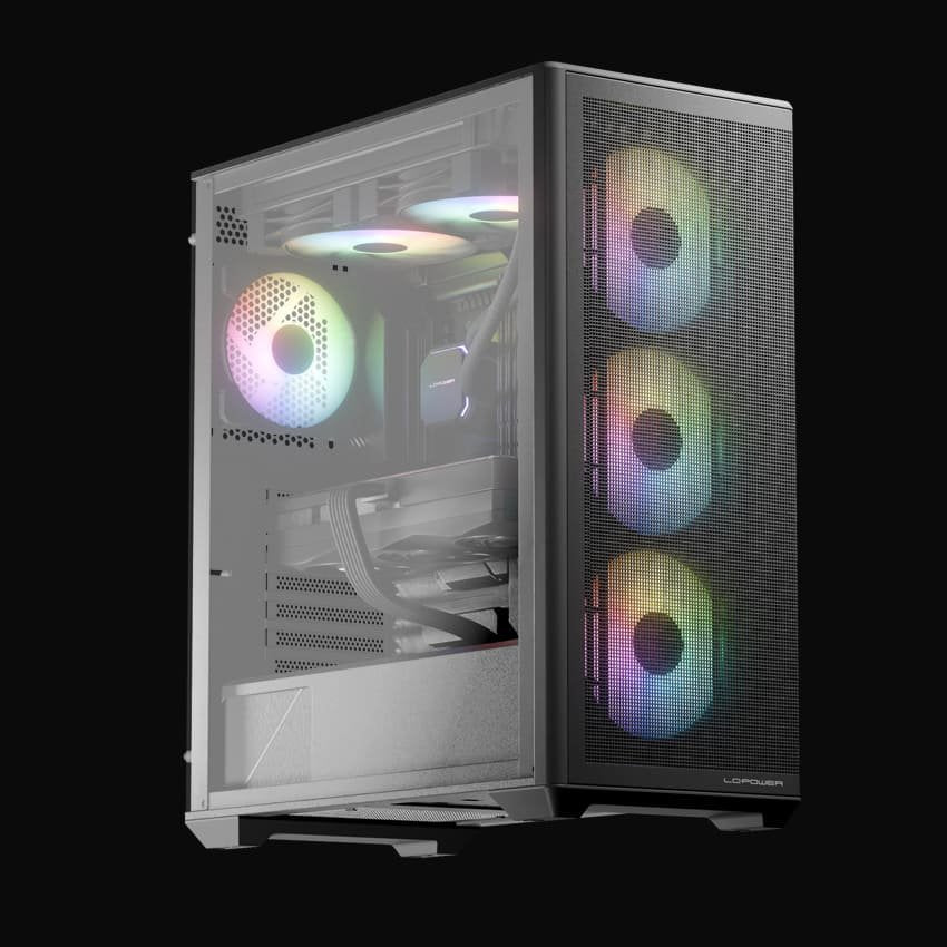 Lc-Power Geh Midi Atx Gaming 811b - Meshwork_xl Dark - O.N.